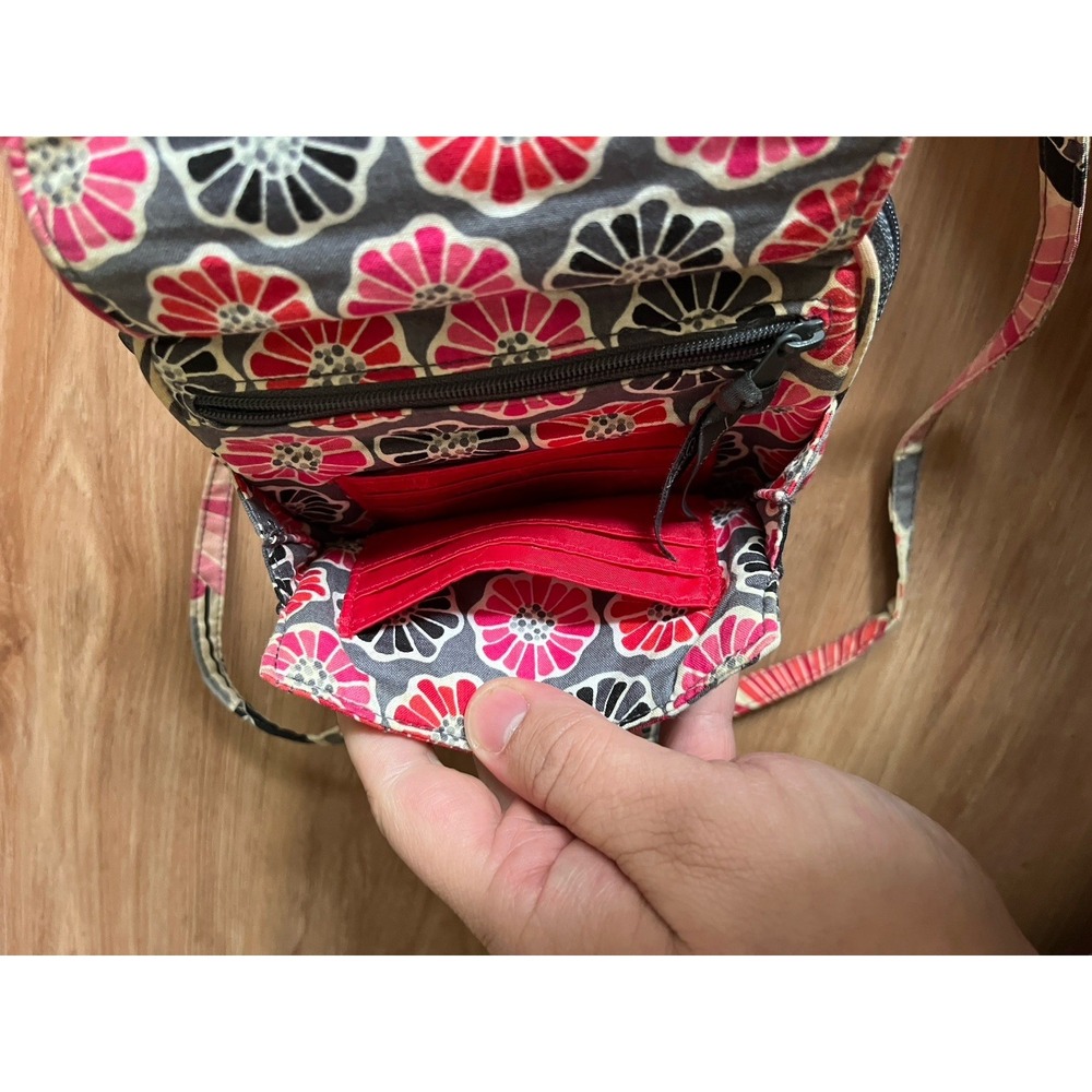 Vera Bradley‎ Cherry Blossom Women's Cross Body Bag Adjustable Straps Quilted - Picture 4 of 8
